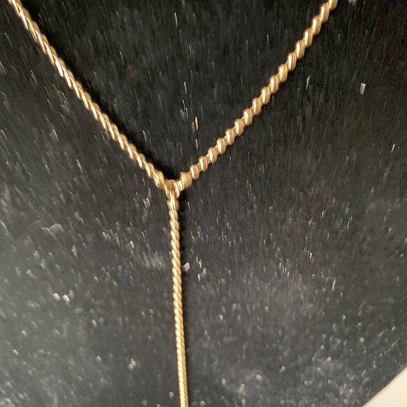 Baublebar triple drop necklace with gemstone - Picture 3 of 5